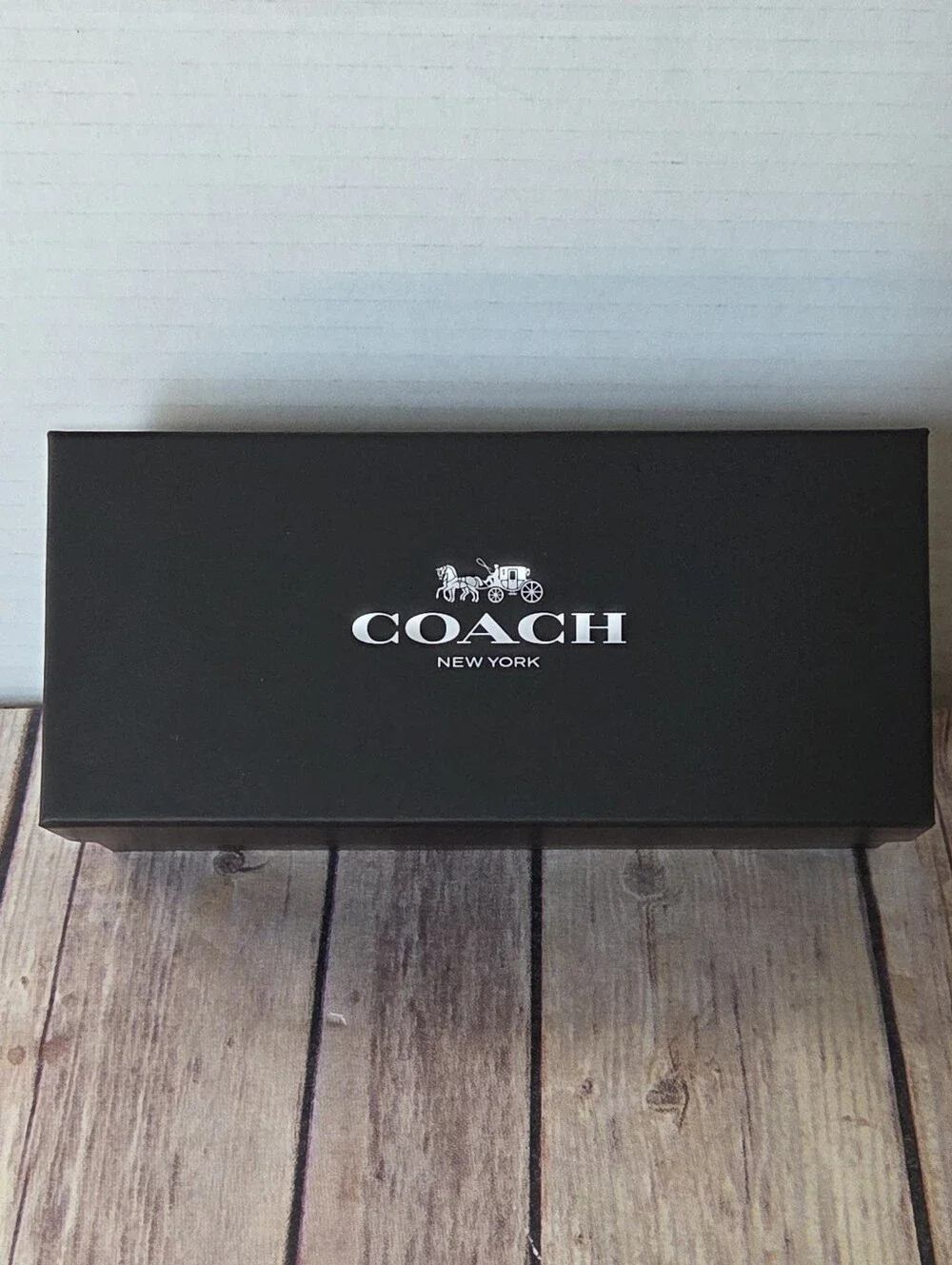 Coach New York Black Logo Box